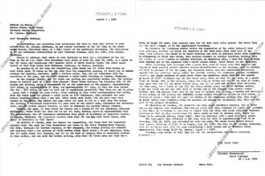 letter to USCG August 1960 describing repair to air pump for main engine.