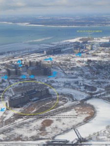 Buffalo Harbor from Air